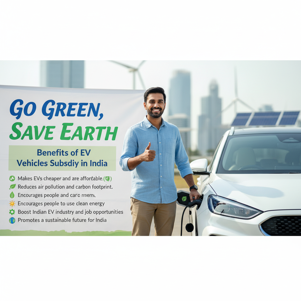 Benefits of EV Vehicles Subsidy in India